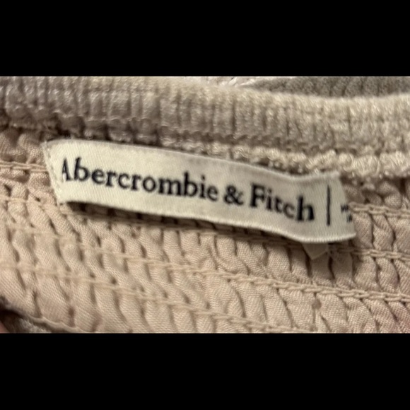 SOLD//  NEW/NWT! Abercrombie & Fitch Puff Sleeve Linen Dress ~ Size XS - Picture 10 of 11